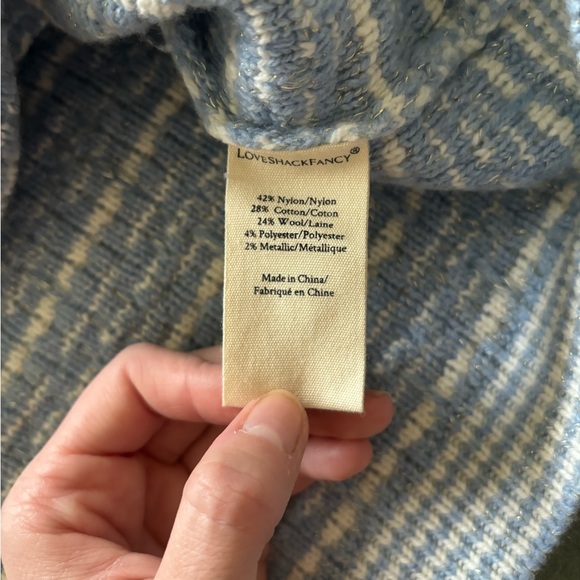 LoveShackFancy Light Blue Callington skirt - Picture 8 of 9